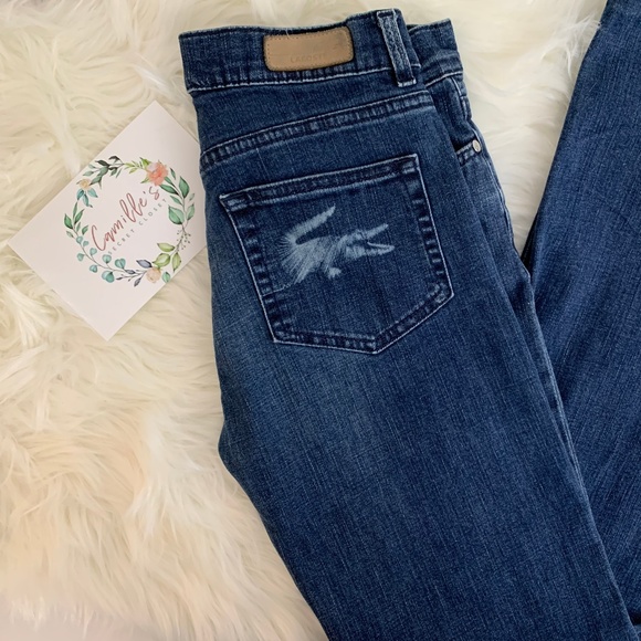lacoste jeans womens